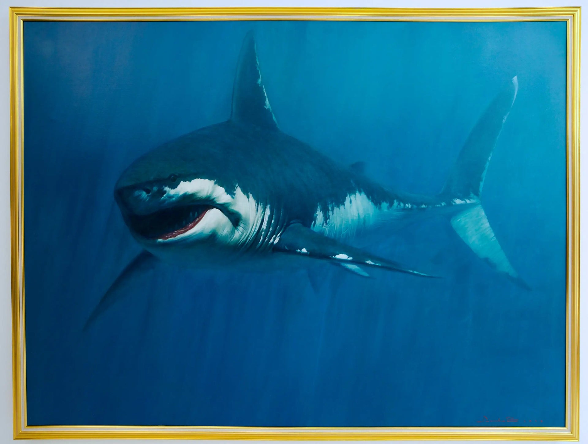 Requin | 150 x 200 cm image 9 tableau peint à l’huile sur toile