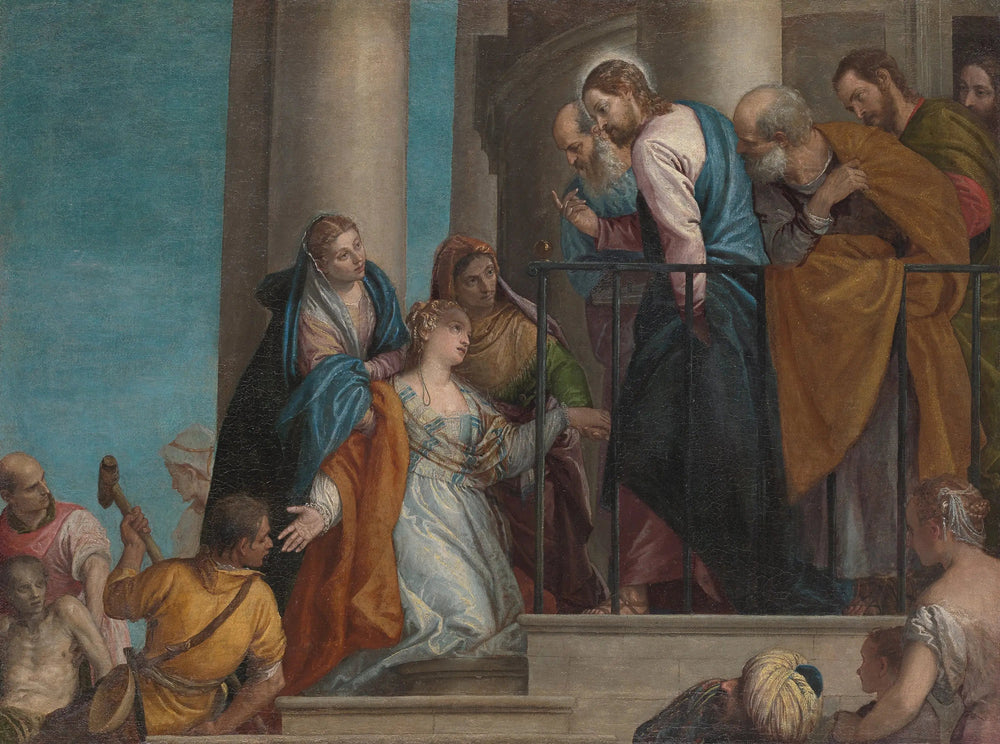 Résurrection à Naïn du fils de la veuve - Paul Véronèse - Alpha Reproduction