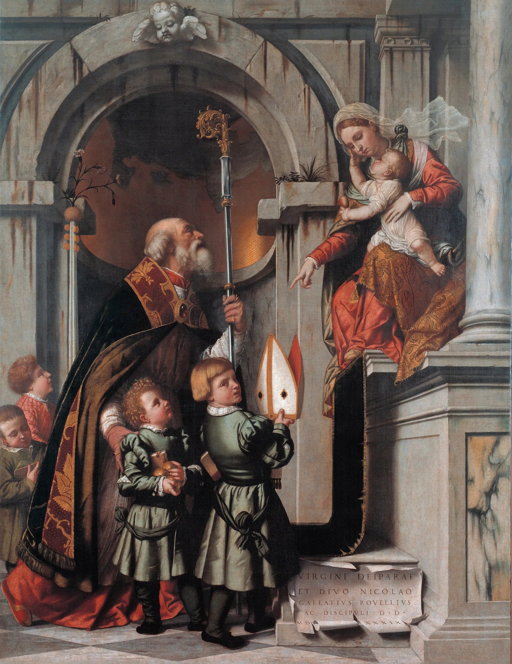 Retable Rovelli - Alessandro Bonvicino image 1 tableau peint à l’huile sur toile