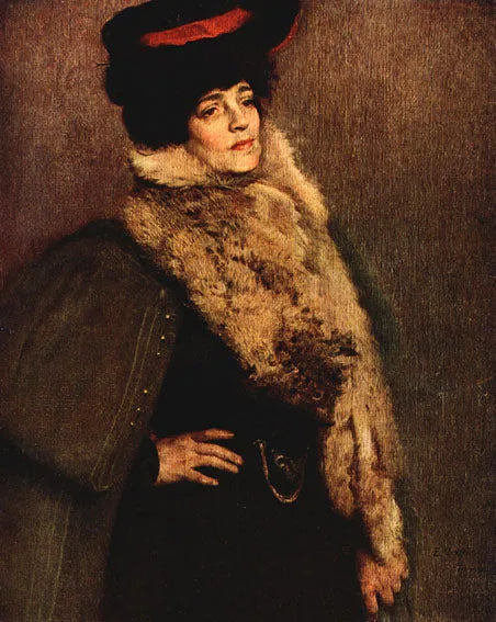 Retrato de l'artiste Nicolina Vaz de Assis - Eliseu Visconti image 1 reproduction de peinture à l’huile