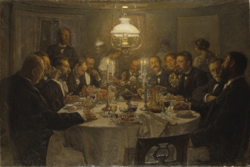 Réunion d'artistes - Viggo Johansen