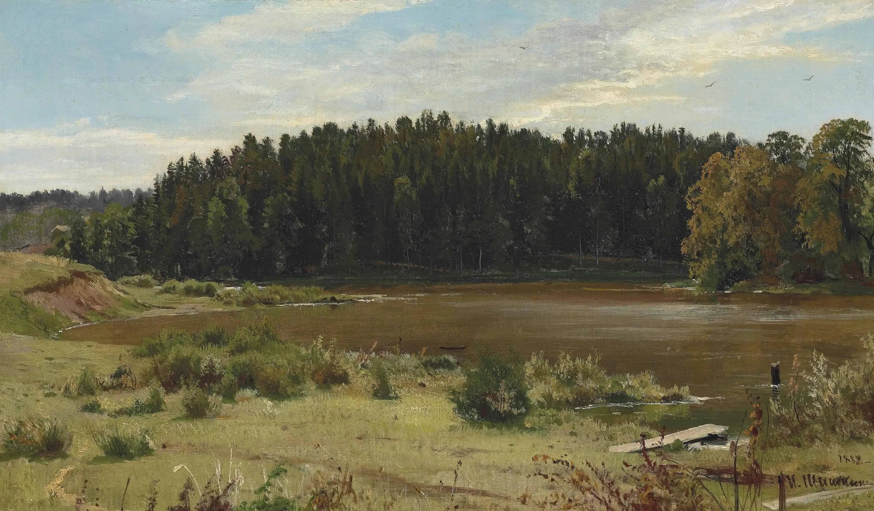 Rivière à l’orée d’un bois - Ivan Chichkine - Alpha Reproduction