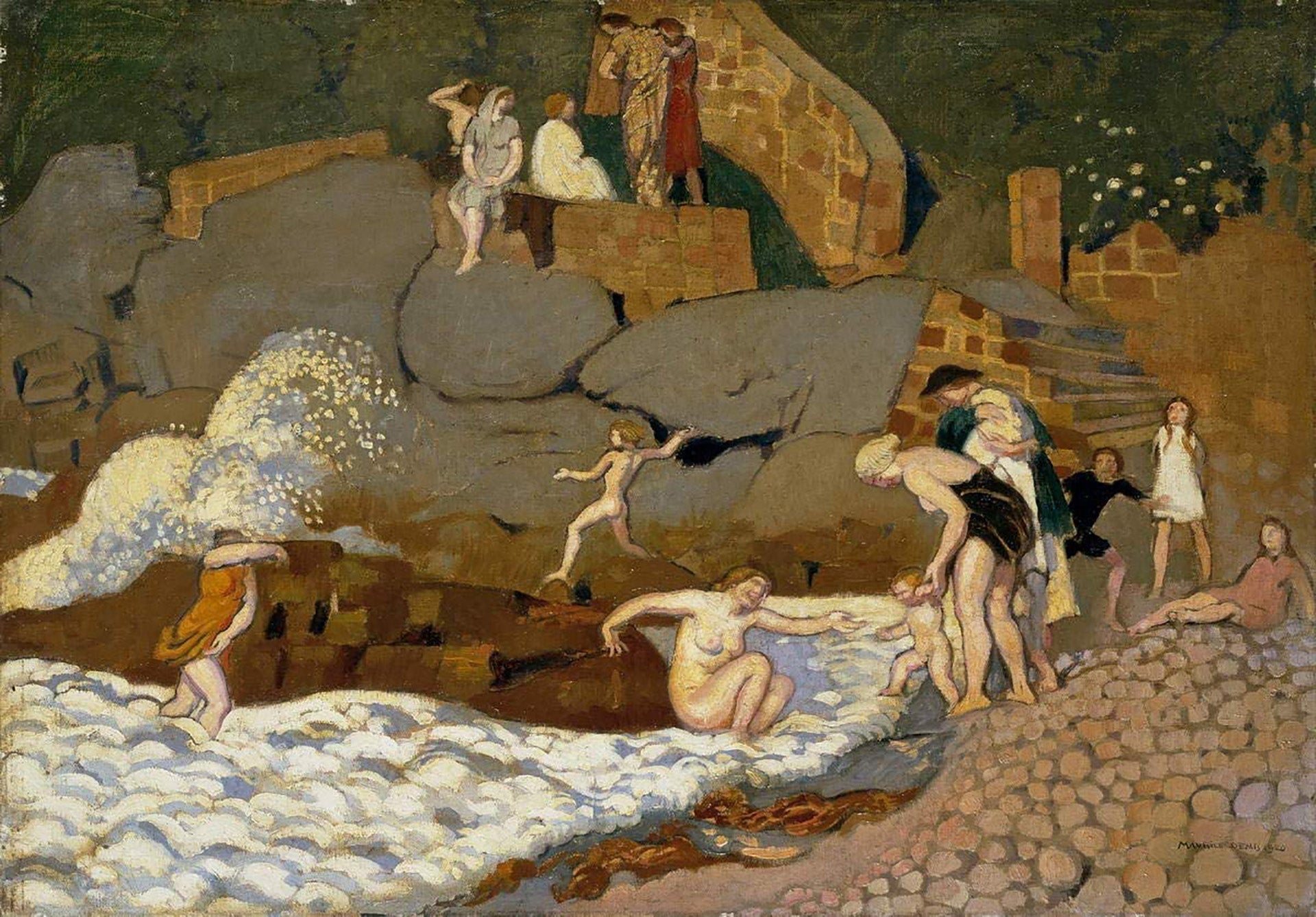 Rocher de Trestrignel - Maurice Denis image 1 copie peinte à la main à l’huile