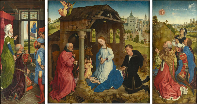 Le Retable Bladelin : Nativité - Rogier van der Weyden