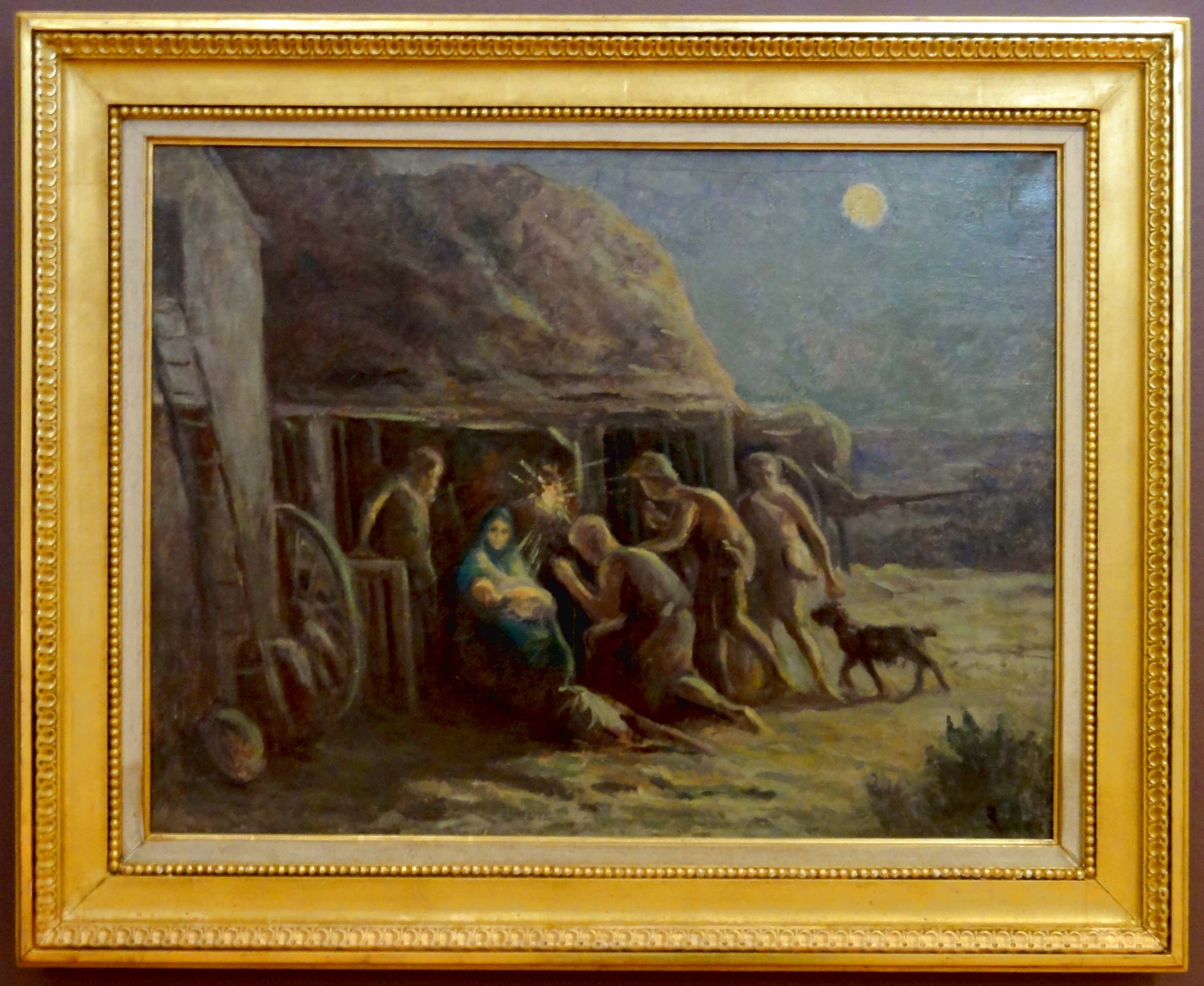 Rolleboise, la Nativité - Maximilien Luce image 1 reproduction de peinture à l’huile