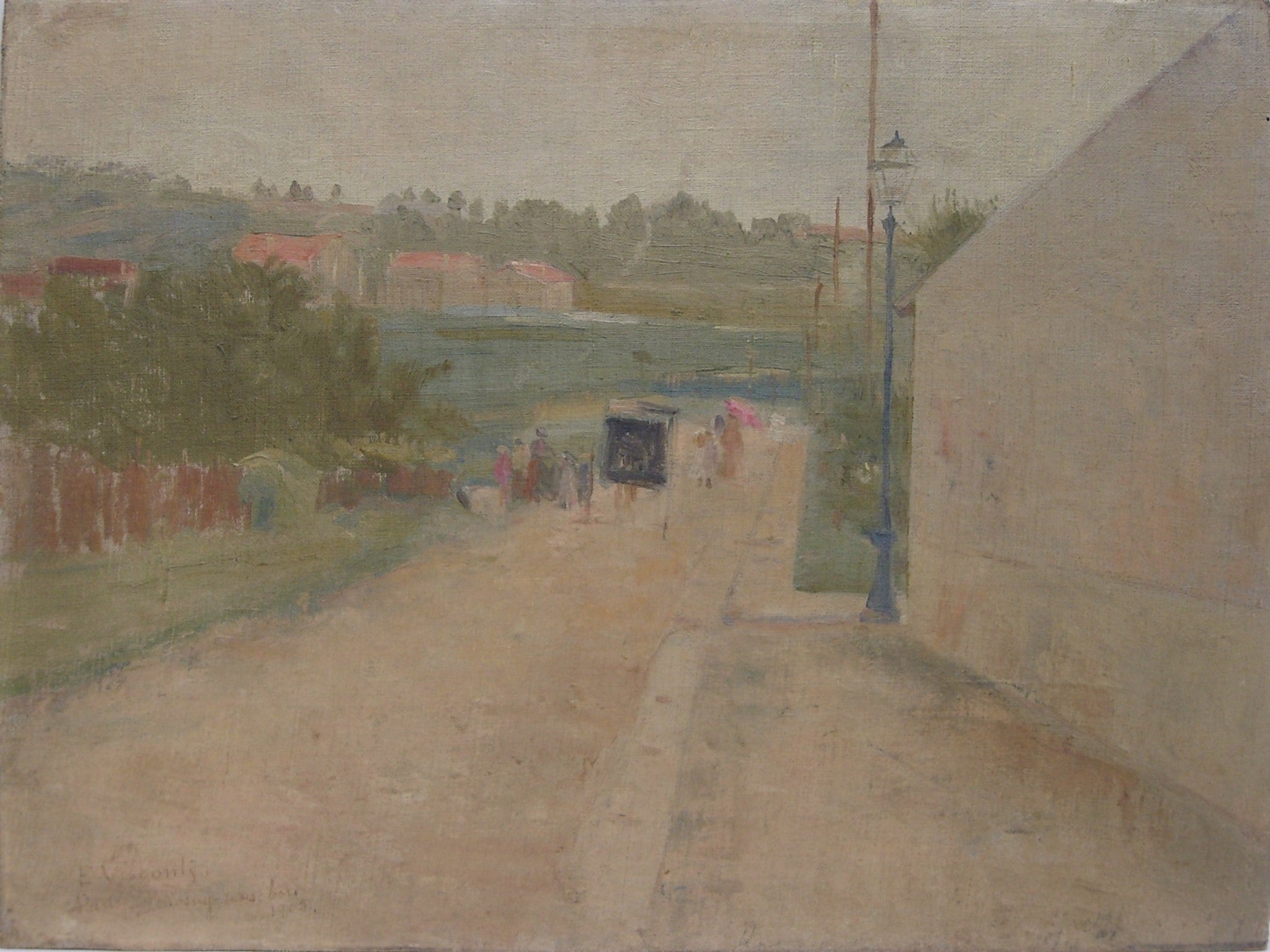 Rosny-sous-Bois - Paris - Eliseu Visconti image 1 tableau peint à l’huile sur toile