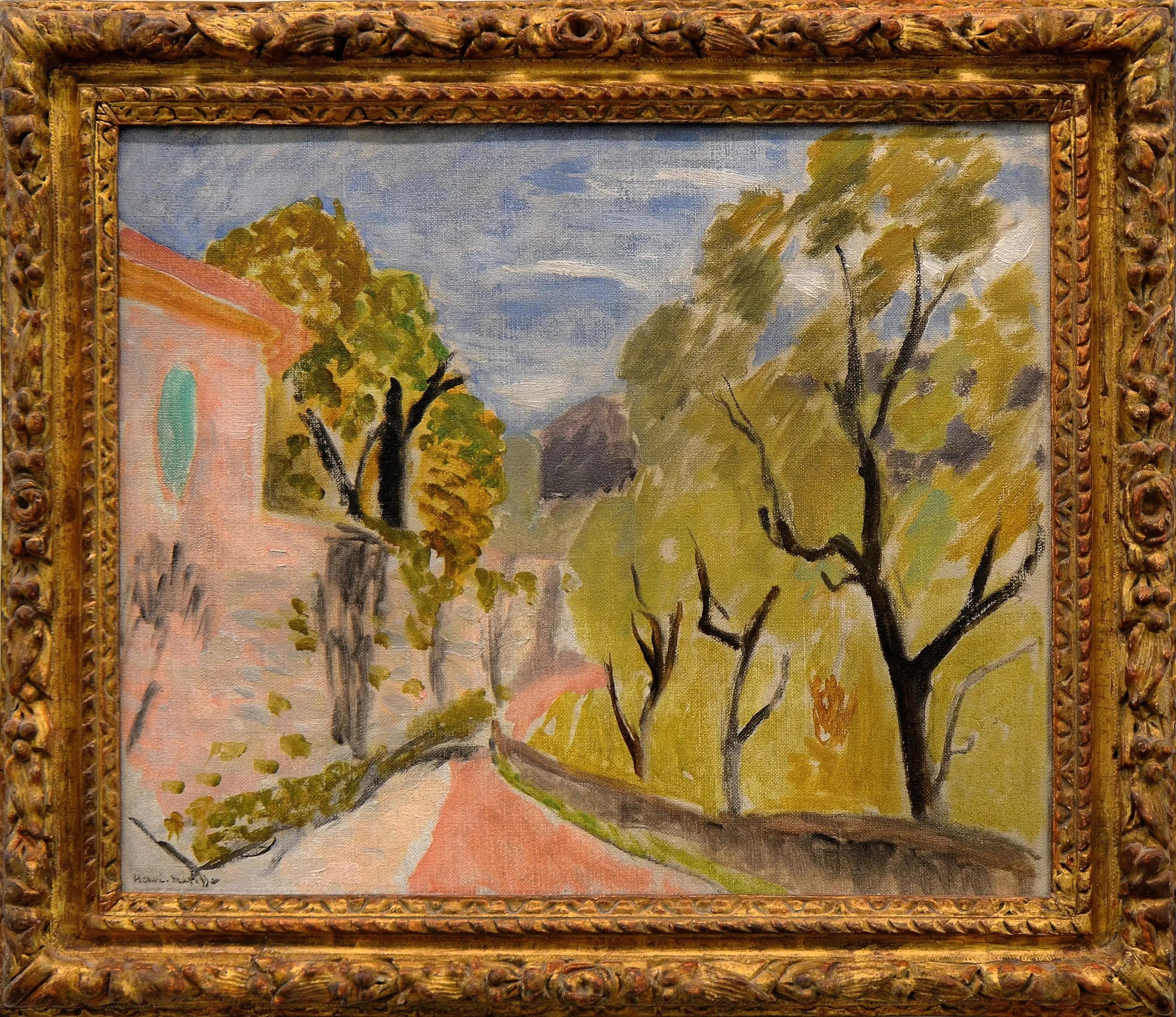 Reproduction du tableau « Rue dans le Midi - Henri Matisse » par Alpha Reproduction en peinture à l’huile