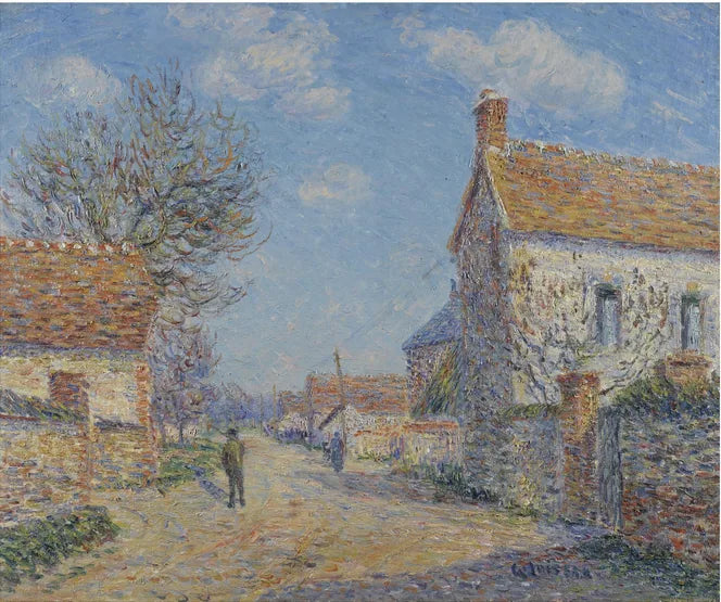 RUE DE SAINT CYR, SOLEIL - Gustave Loiseau image 1 copie de tableau peinte à la main