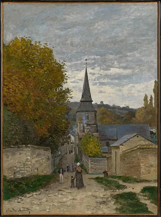 rue de Sainte-Adresse - Claude Monet image 1 copie peinte à la main à l’huile