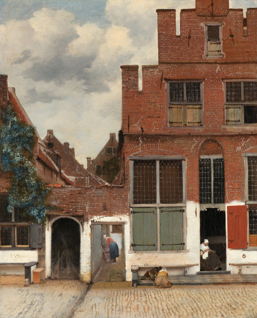 La Ruelle de Johannes Vermeer – reproduction peinture à l’huile sur toile
