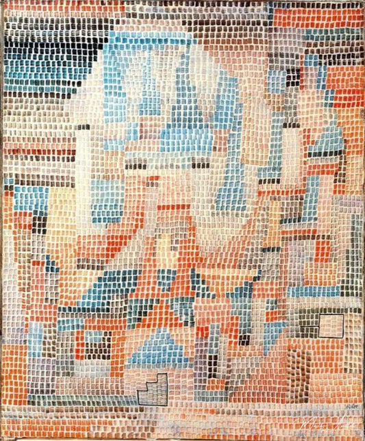 Ruines de Git - Paul klee - Reproductions de tableaux et peintures haut de gamme