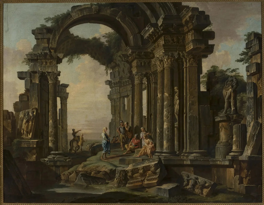 أطلال رومانية - Giovanni Paolo Panini