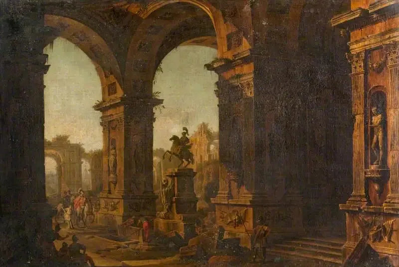 أطلال رومانية - Giovanni Paolo Panini