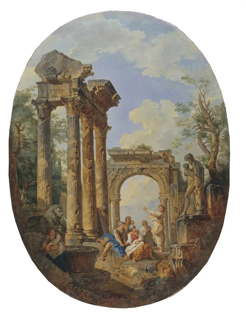 أطلال رومانية - Giovanni Paolo Panini