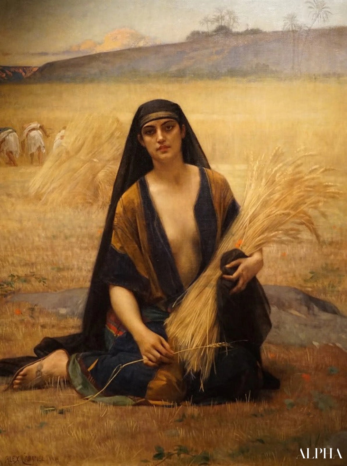 Reproduction du tableau « Ruth glanant  - Alexandre Cabanel » par Alpha Reproduction en peinture à l’huile