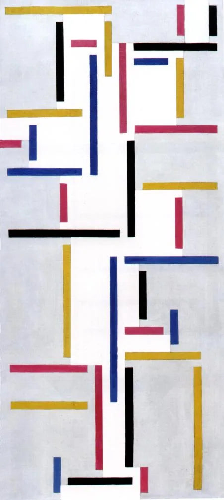 Rythme d’une danse russe - Theo van Doesburg image 1 copie de tableau peinte à la main