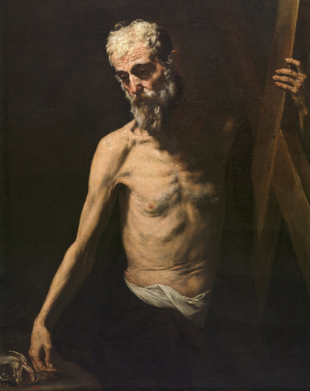 Saint André - Jusepe de Ribera image 1 copie de tableau peinte à la main