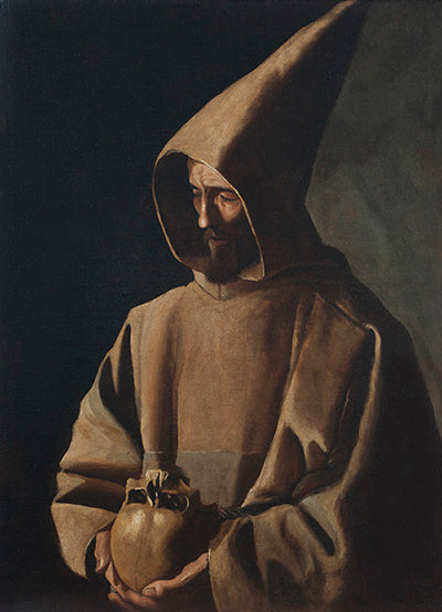 Saint François en méditation - Francisco de Zurbarán - Alpha Reproduction