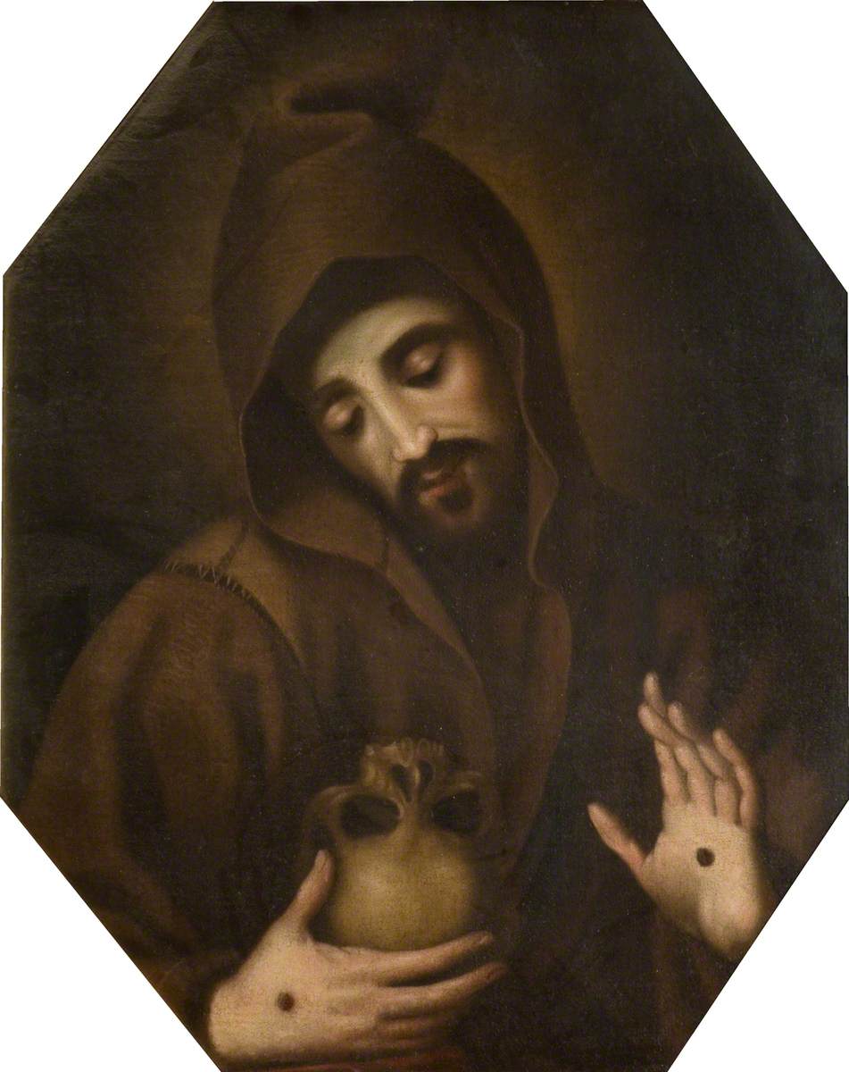Saint François méditant sur la mort - Francisco Ribalta - Alpha Reproduction