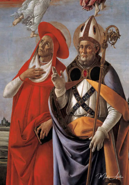 Saint Jérôme et Saint Eligius - Sandro Botticelli - Reproductions de tableaux et peintures haut de gamme