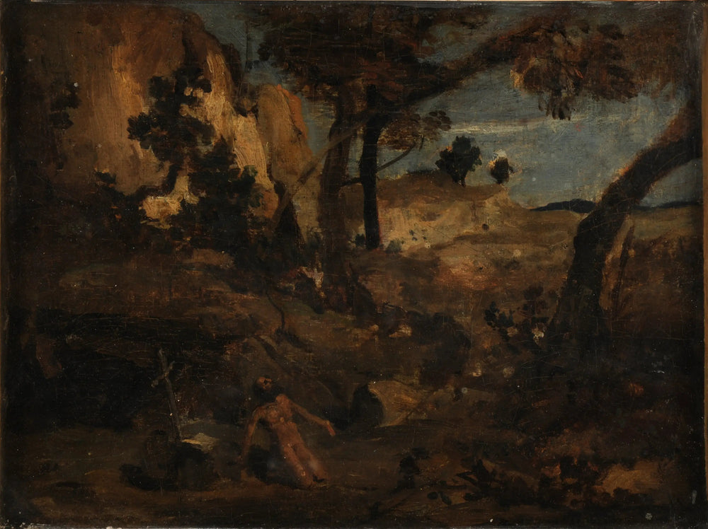 Saint Jérôme - Jean-Baptiste Camille Corot - Alpha Reproduction