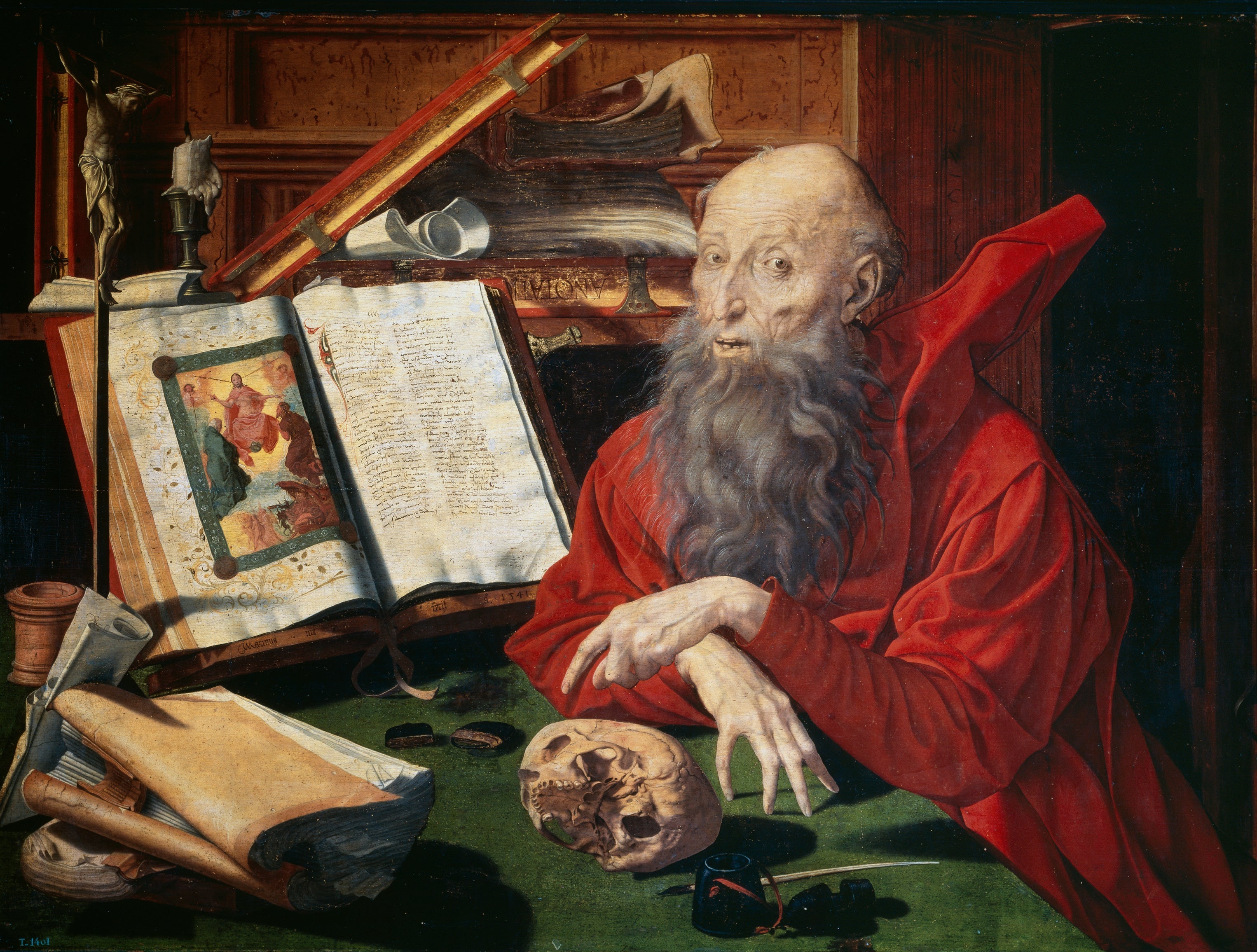 Saint Jérôme - Marinus van Reymerswale - Alpha Reproduction