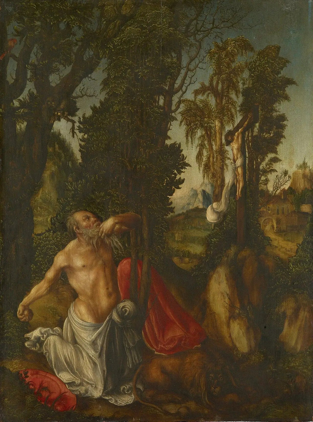 Saint Jérôme pénitent - Lucas Cranach the Elder - Alpha Reproduction