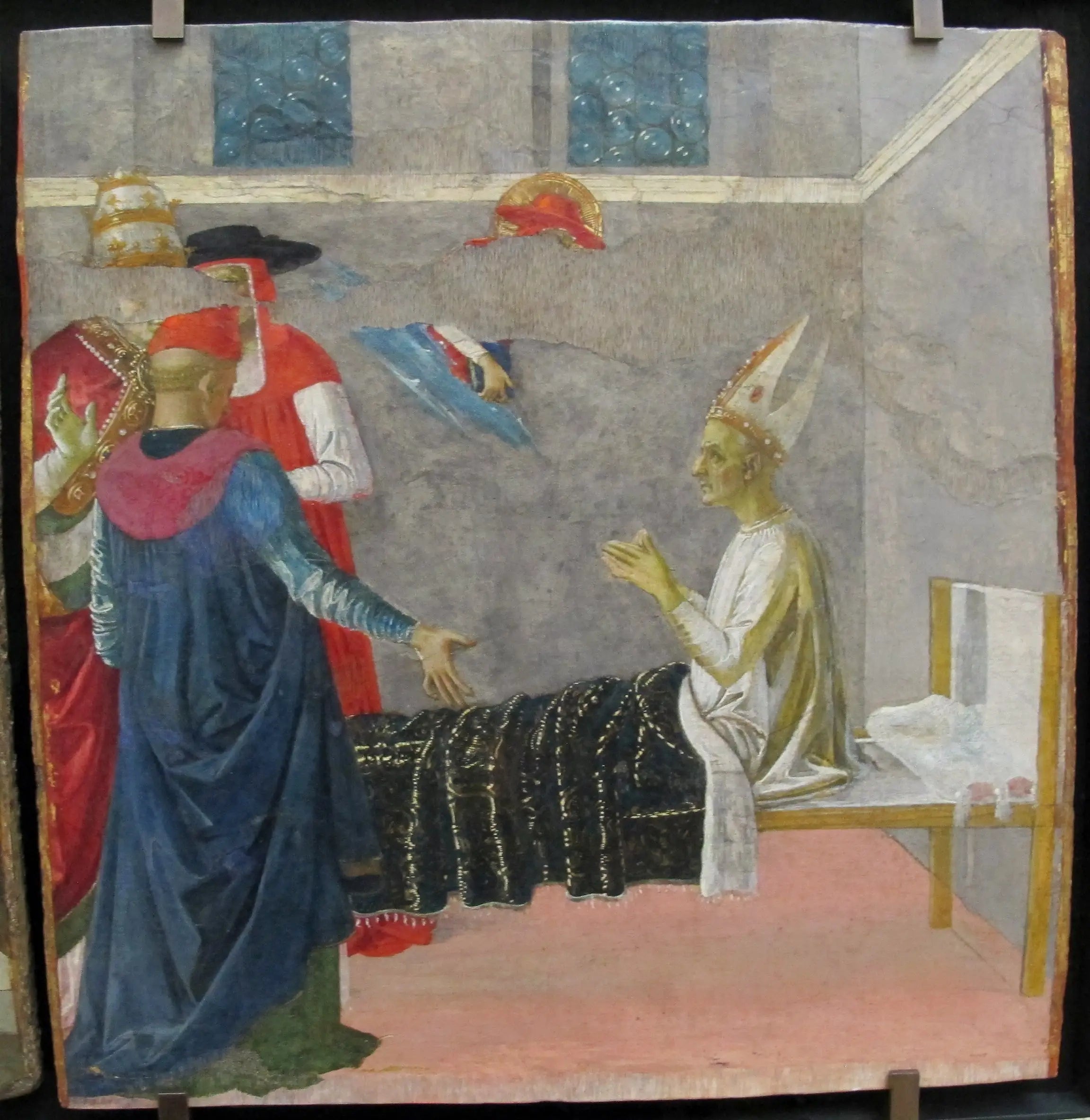 Saint Jérôme ressuscitant le cardinal Andrea - Pietro Perugino image 1 reproduction artisanale de tableau