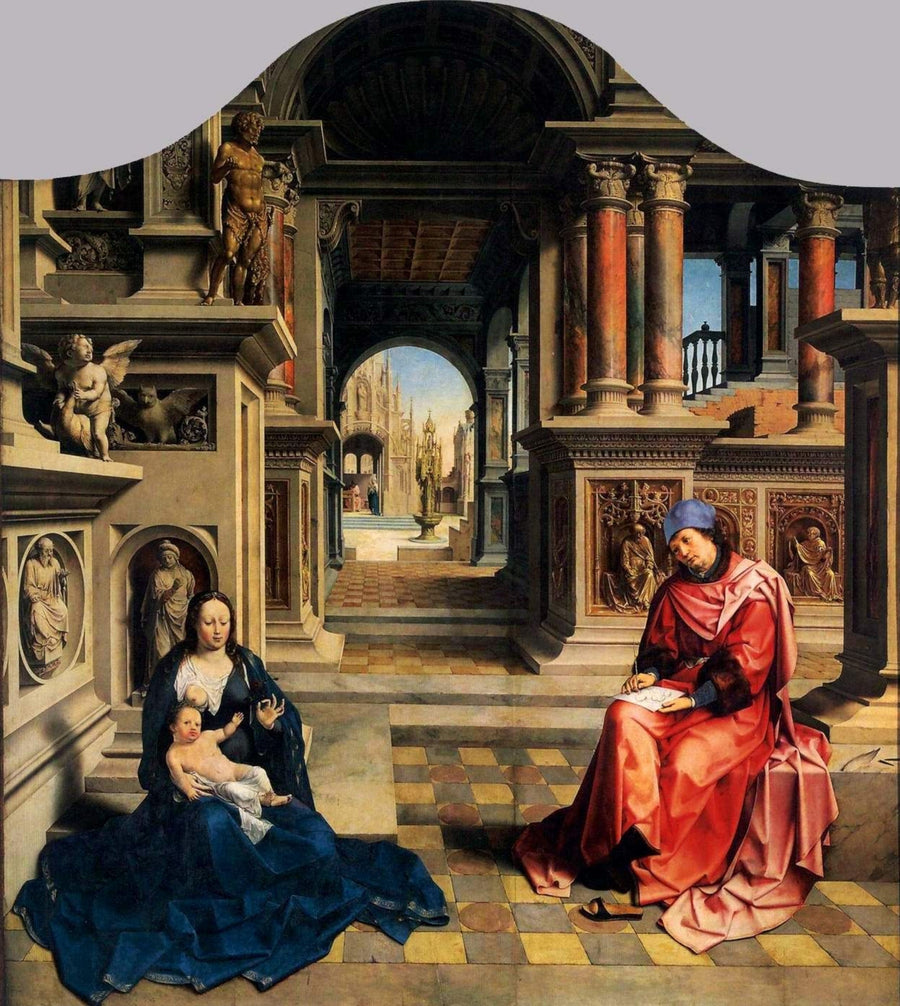 سانت لوك يرسم العذراء - جان غوساير