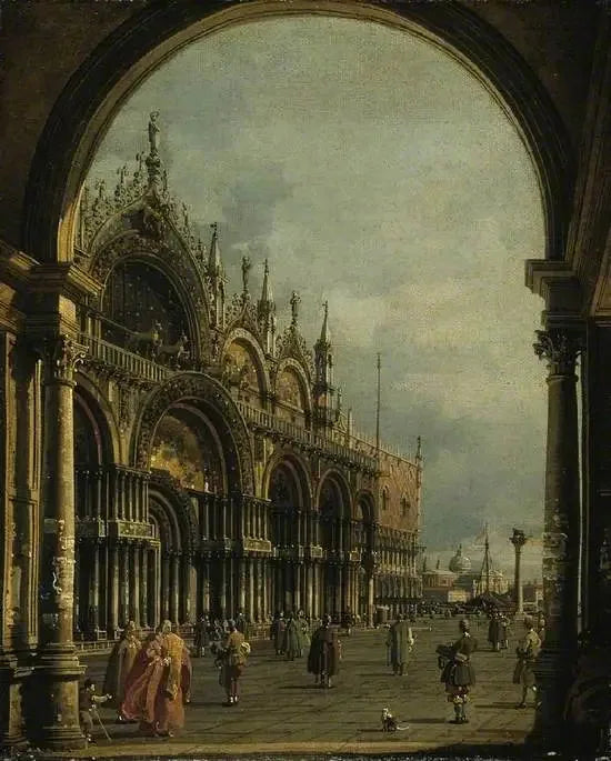 Saint-Marc, Venise - Canaletto image 1 reproduction de peinture à l’huile