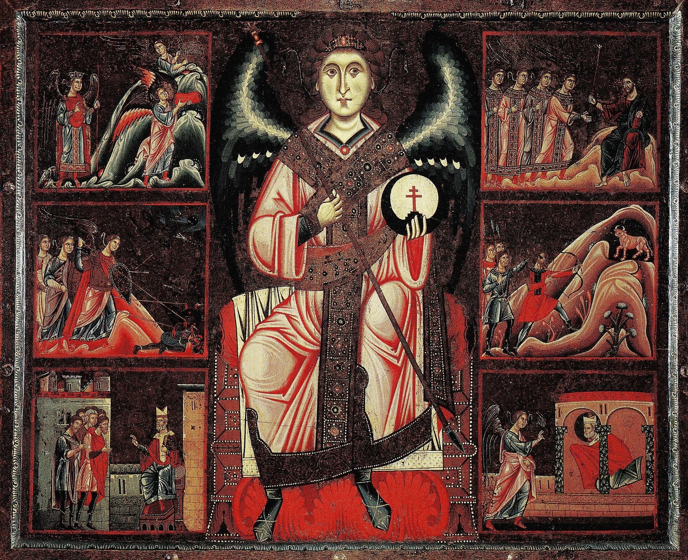 Saint Michel et sa légende - Coppo di Marcovaldo image 1 reproduction de peinture à l’huile