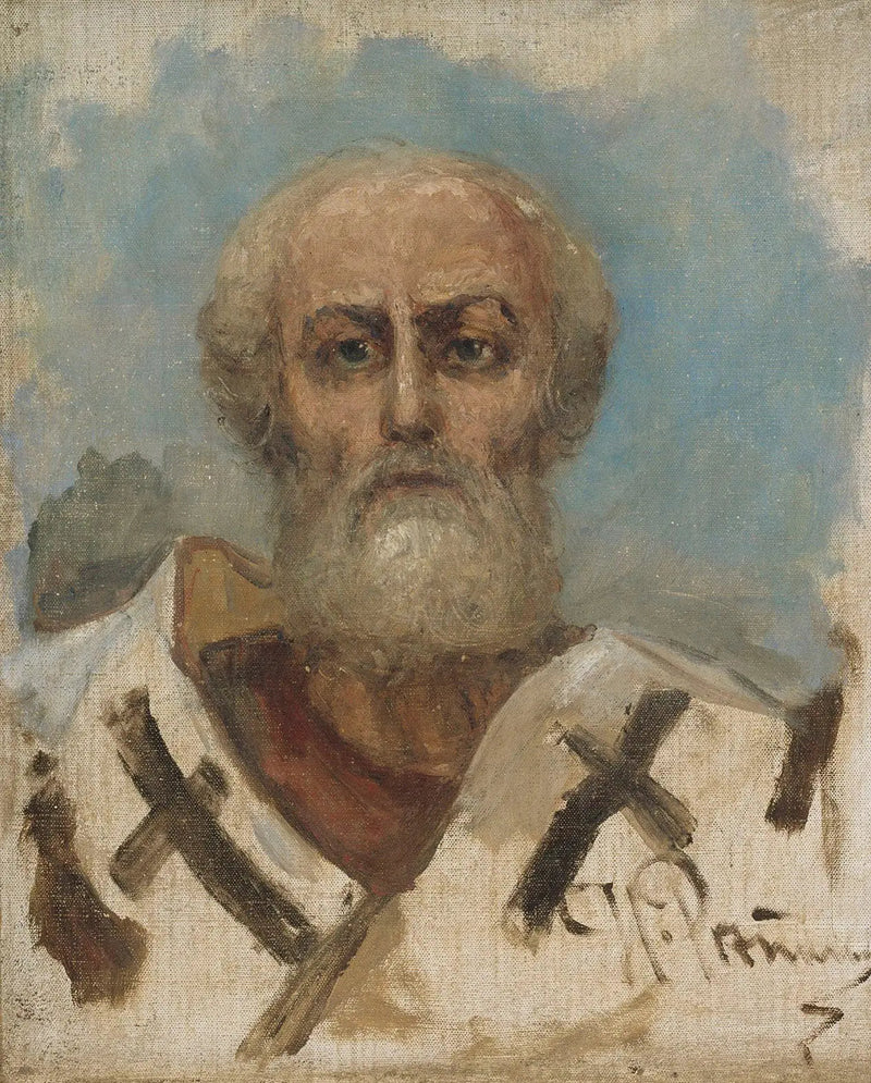 سانت نيكولاس، رسم تخطيطي - إيليا ريبين