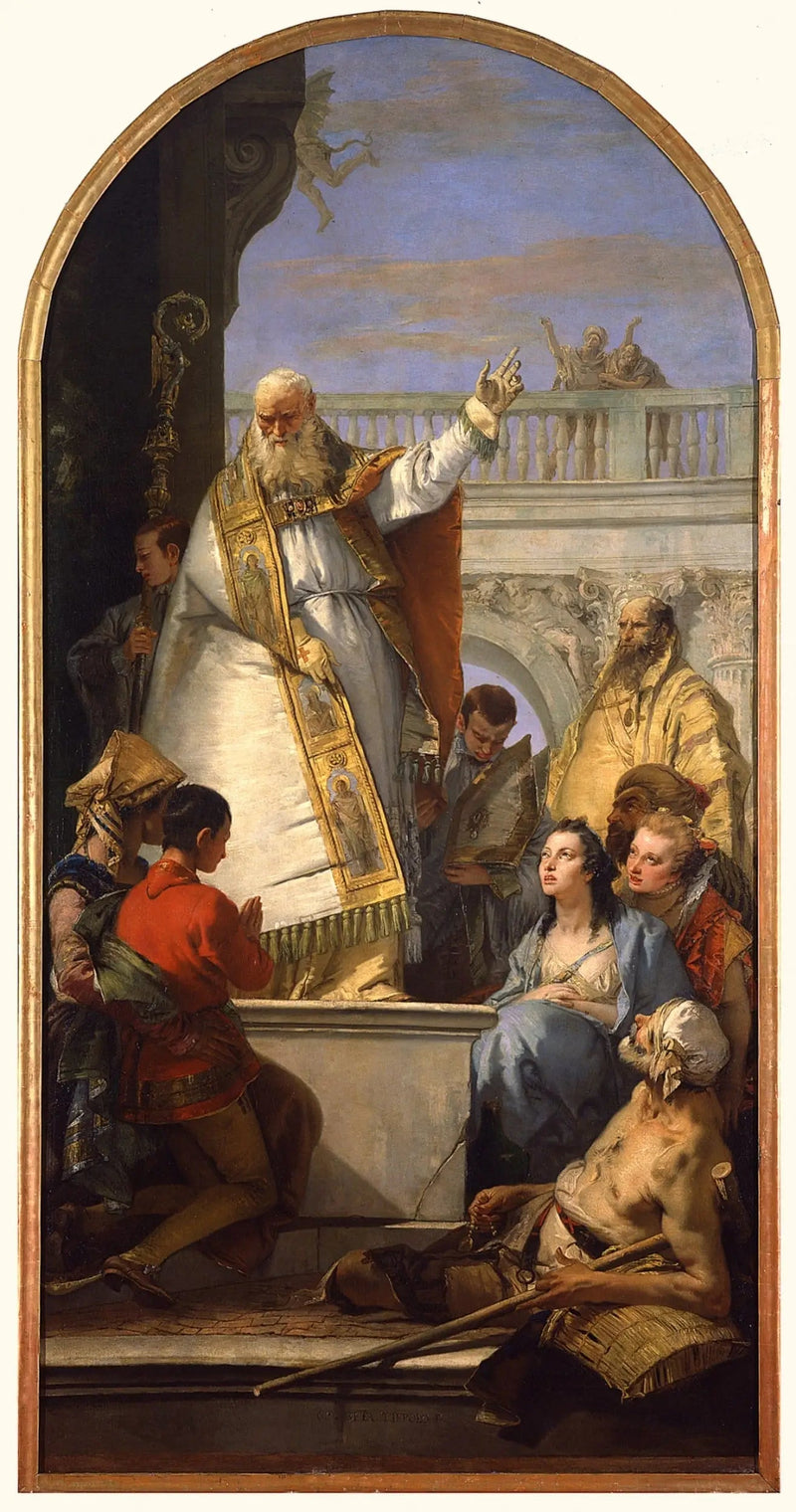 القديس باتريك، أسقف إيرلندا - Giovanni Battista Tiepolo
