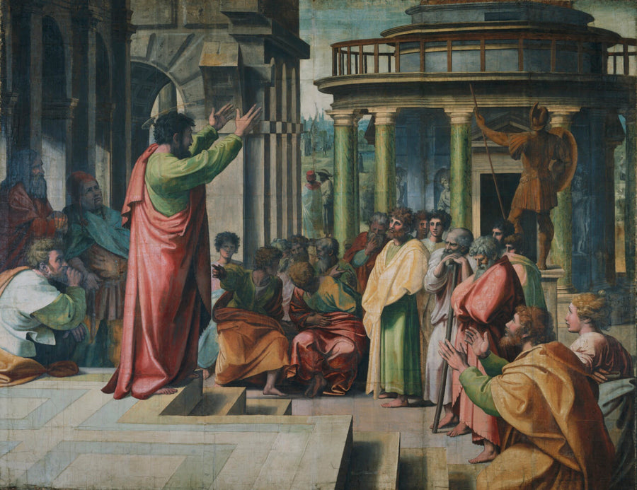 Saint Paul prêchant à Athènes - Raphaël Sanzio