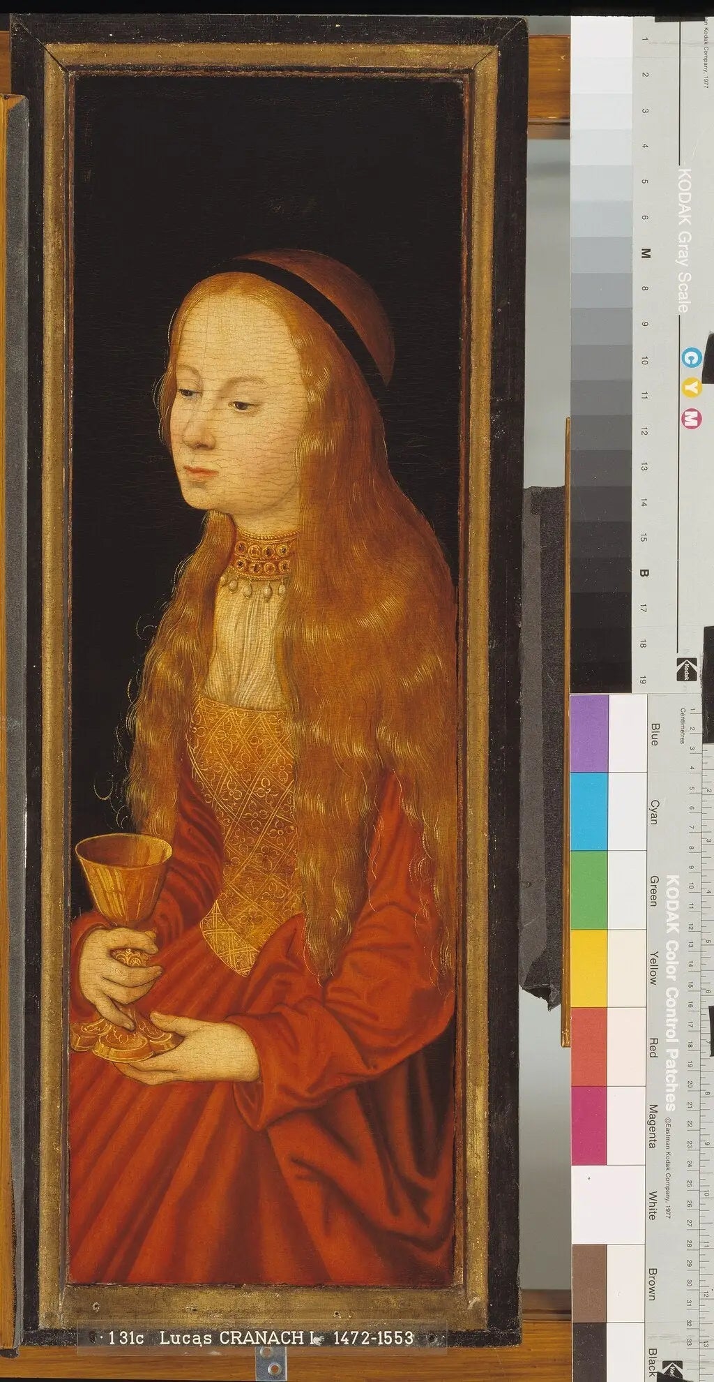 Sainte Barbe - Lucas Cranach the Elder image 1 reproduction artisanale de tableau