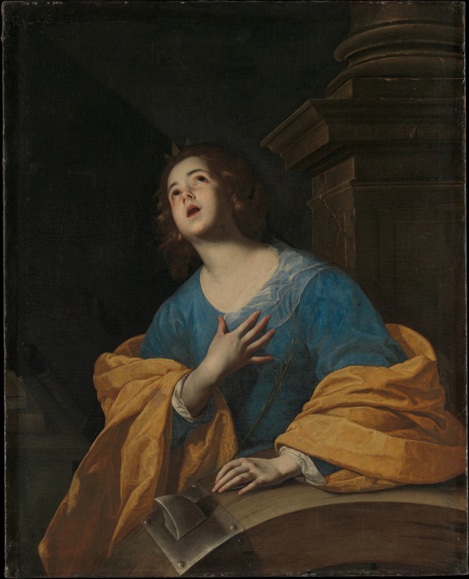 Sainte Catherine d'Alexandrie - Bernardo Cavallino