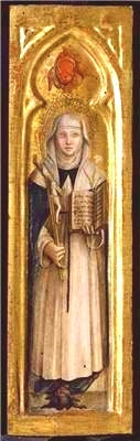 Sainte Catherine de Sienne - Carlo Crivelli image 1 reproduction réalisée par Alpha Reproduction