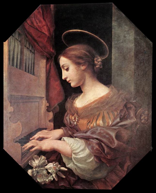 Sainte Cécile à l’orgue - Carlo Dolci - Alpha Reproduction