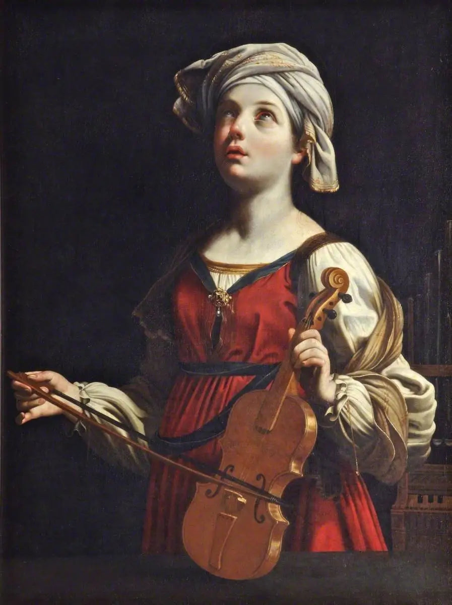 Sainte Cécile - Guido Reni image 1 tableau peint à l’huile sur toile