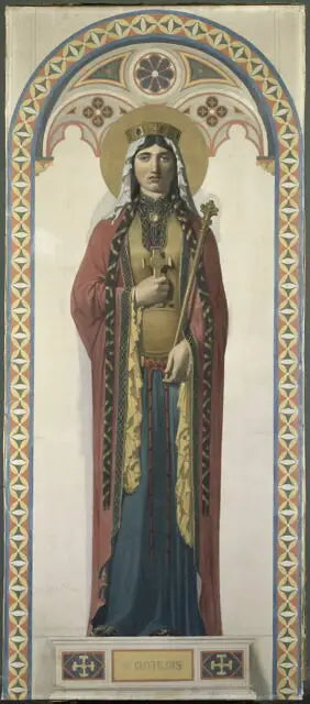 Sainte Clotilde femme de Clovis - Jean-Auguste-Dominique Ingres - Alpha Reproduction