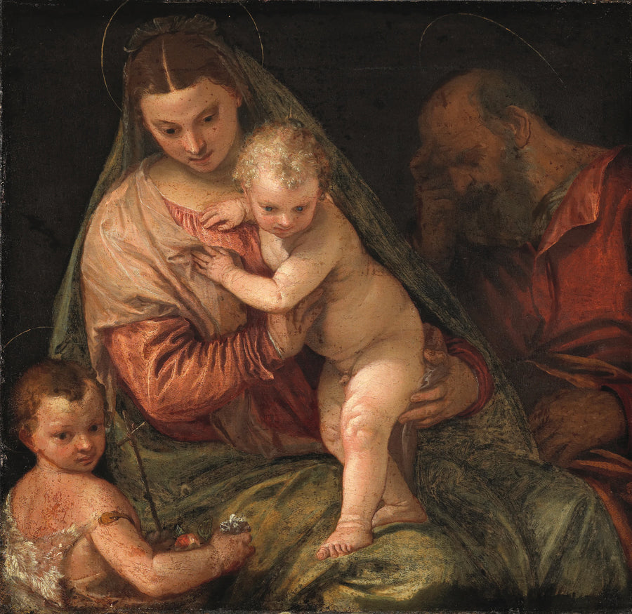 La Sainte Famille avec le petit Jean - Paul Véronèse