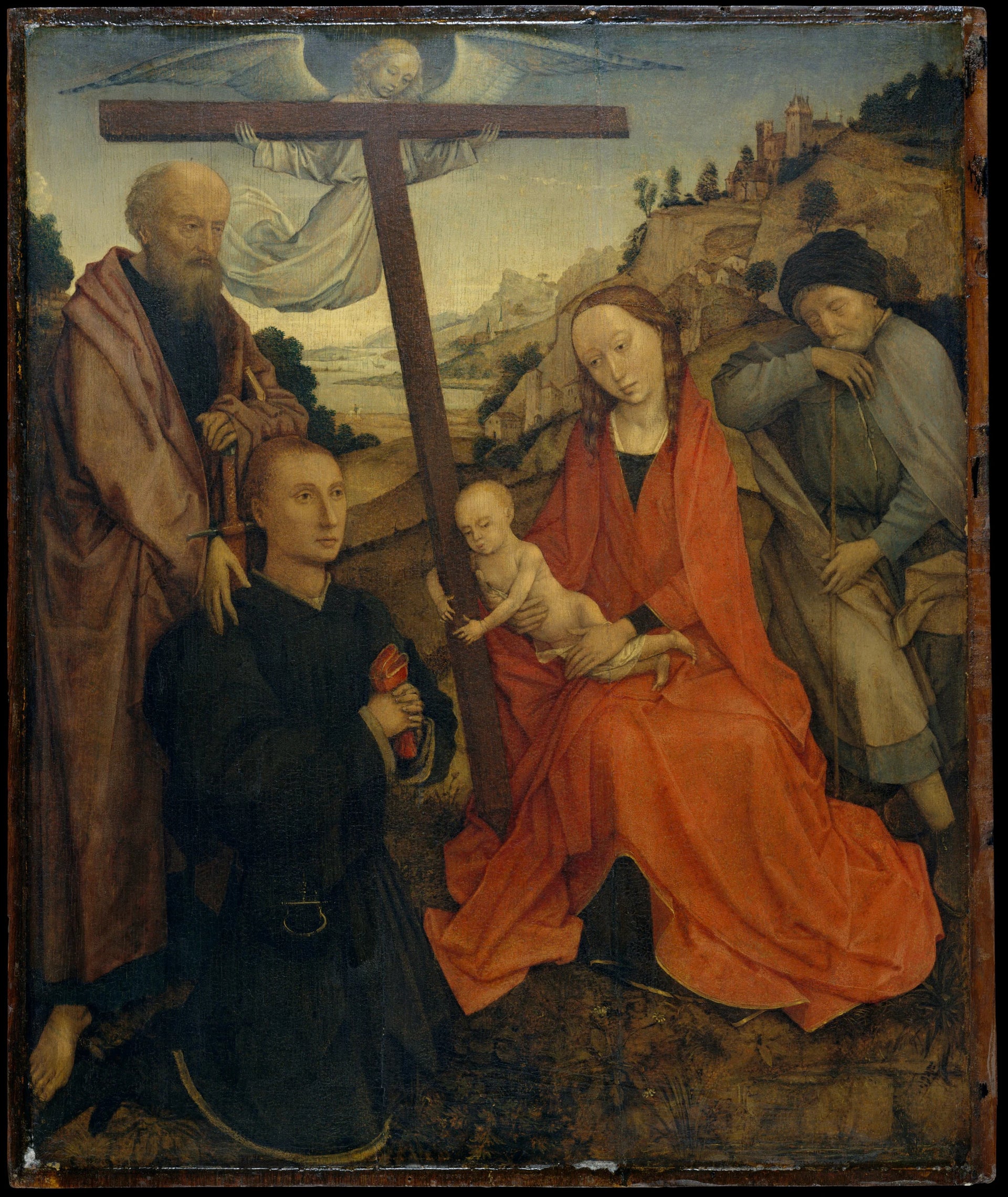 La Sainte Famille avec saint Paul et un donateur - Rogier van der Weyden