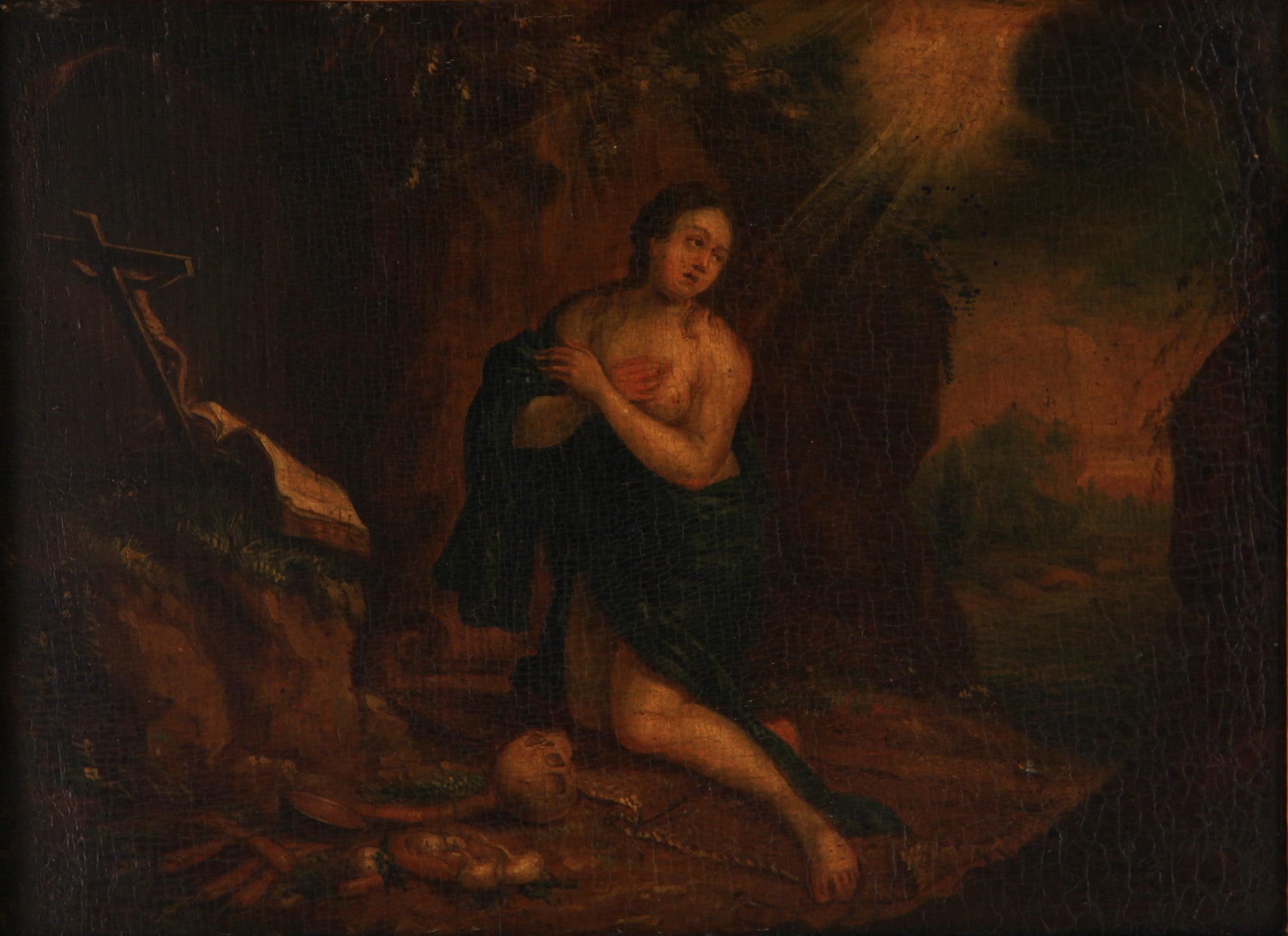 Sainte Marie-Madeleine - Ludovico Carracci image 1 copie peinte à la main à l’huile