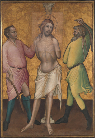 Sainte Marie-Madeleine tenant un crucifix ; (au revers) La Flagellation - Spinello Aretino - Alpha Reproduction