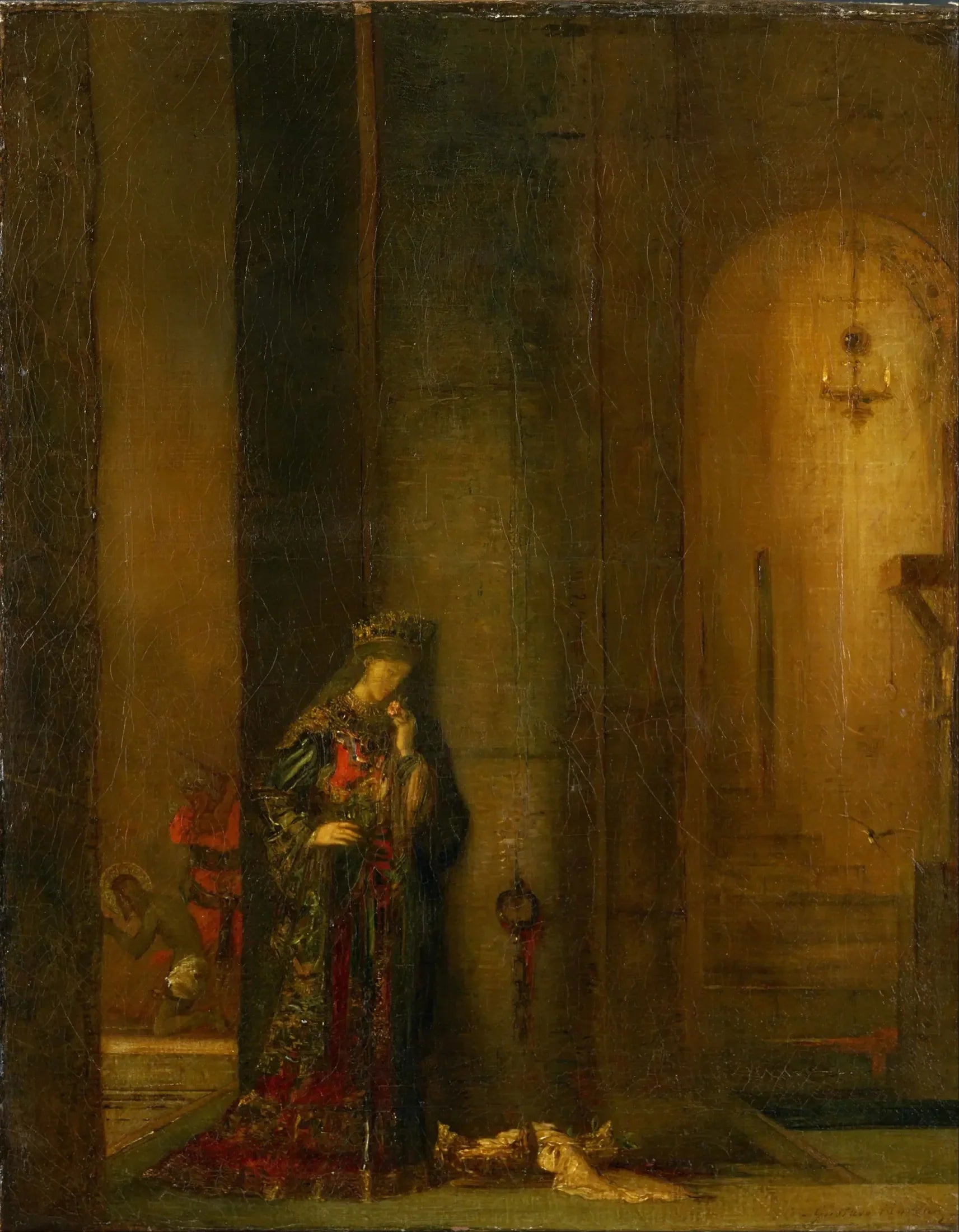 Salomé à la prison - Gustave Moreau image 1 reproduction de peinture à l’huile