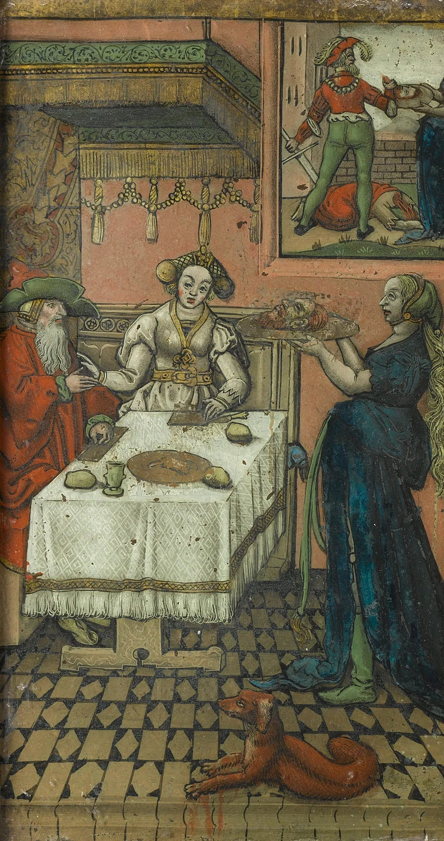 Salomé avec la tête de Jean-Baptiste - Lucas van Leyden