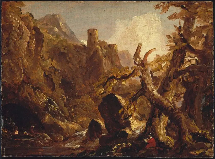 سالفاتور روزا يرسم اللصوص - توماس كول