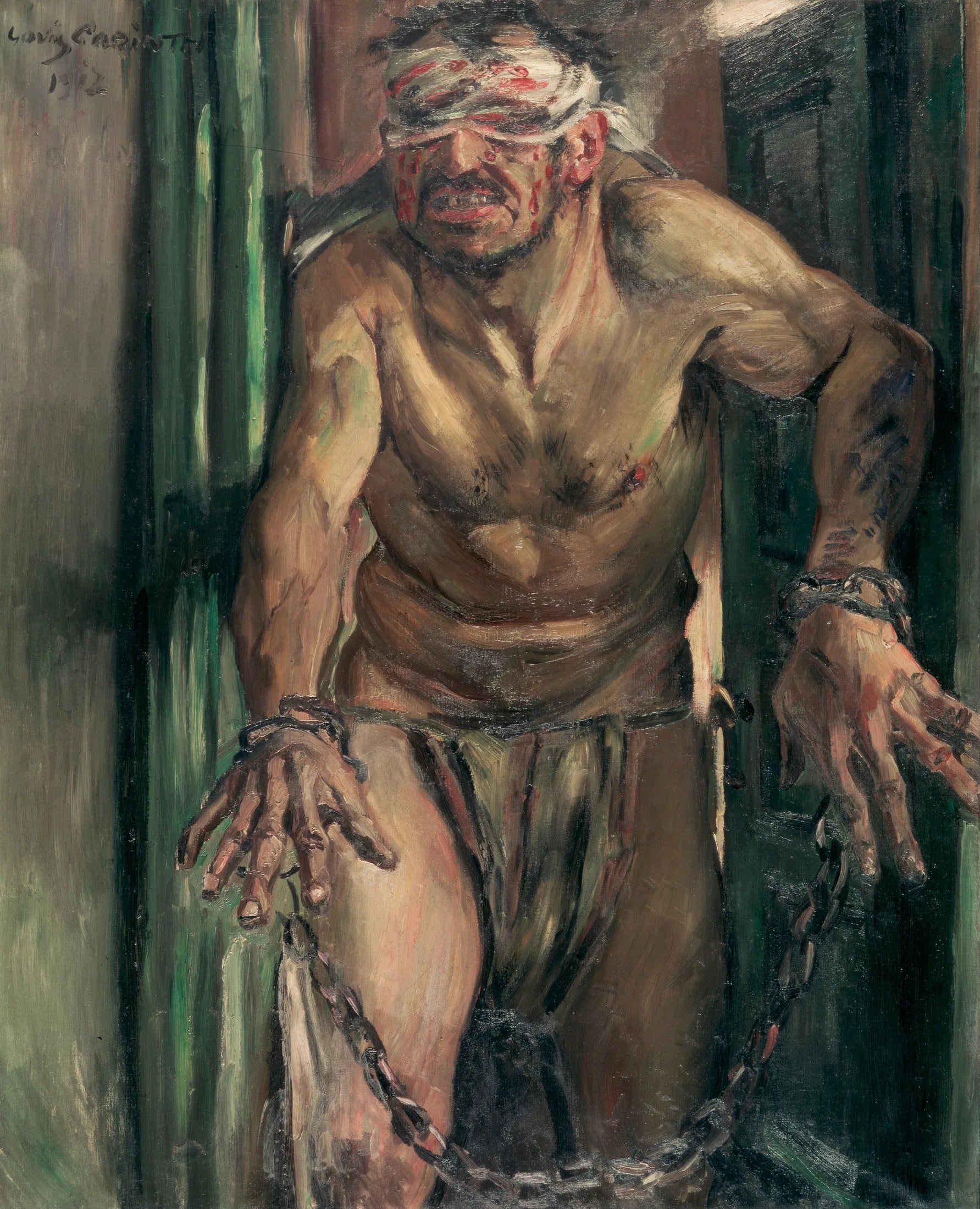 Samson aveugle - Lovis Corinth image 1 reproduction de peinture à l’huile
