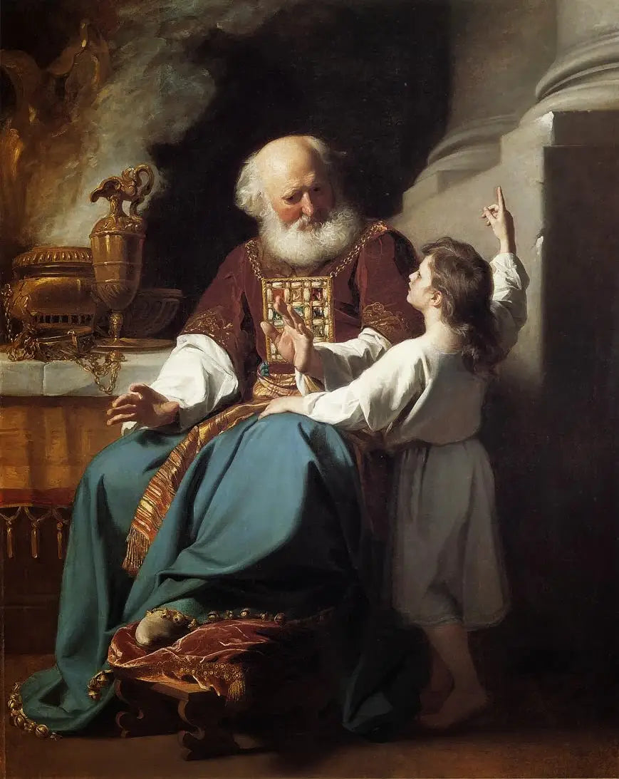 Samuel rapportant à Éli les jugements de Dieu sur la maison d’Éli - John Singleton Copley - Alpha Reproduction