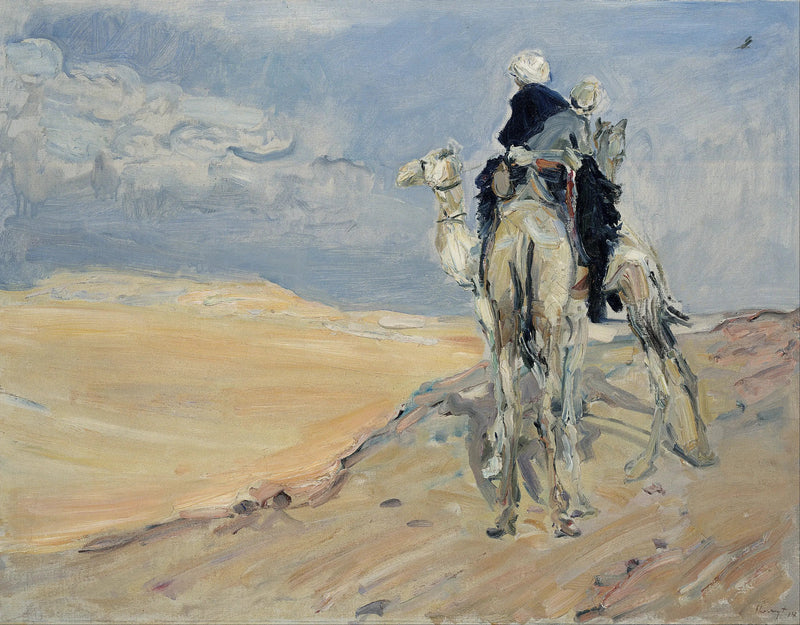 عاصفة رملية في الصحراء الليبية - ماكس سليفوغت